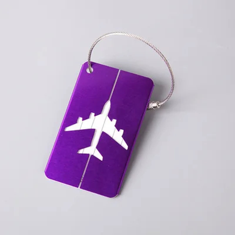 Luggage&Bags Travel Accessories 2024 Fashion Cute Novelty Rubber Funky Aluminium Label Straps Suitcase Luggage Tag Drop Shipping